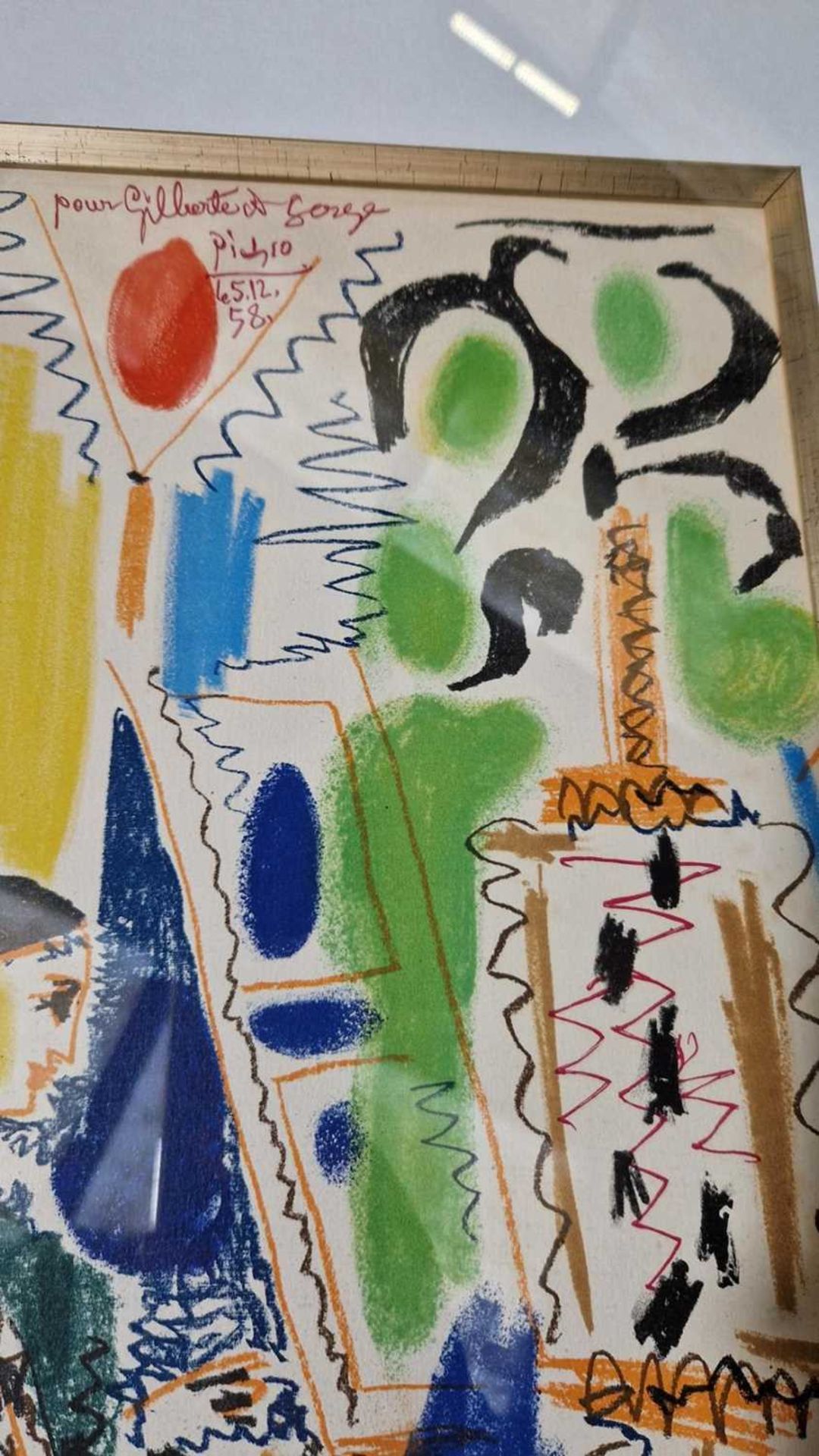 After Pablo Picasso (Spanish, 1881 - 1973), L'Atelier de Cannes (1958), colour lithograph, 43 x 30 c - Bild 16 aus 17