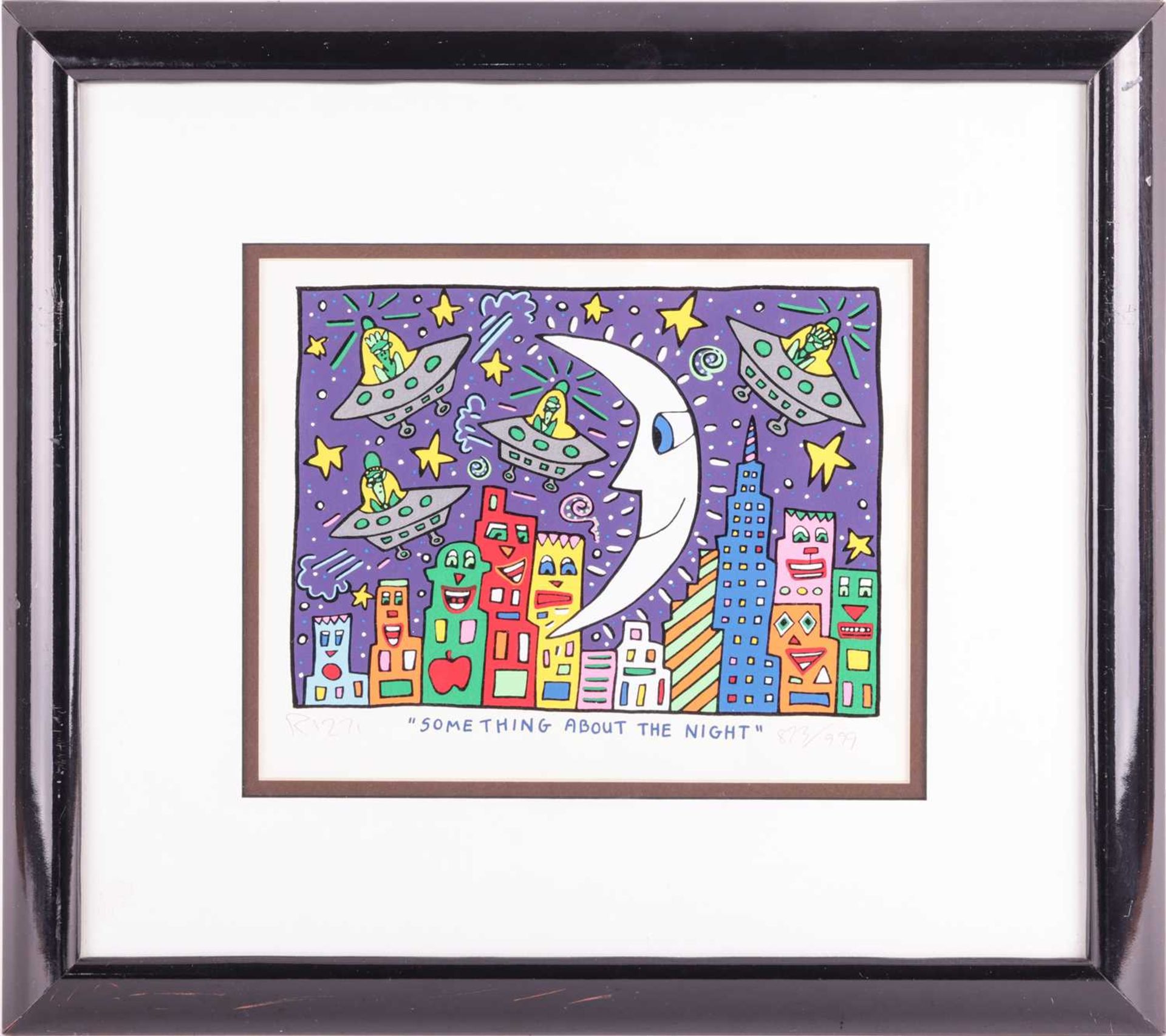 James Rizzi (American, 1950 - 2011), 'Something about the Night', signed in pencil 'Rizzi' (lower le - Bild 2 aus 7