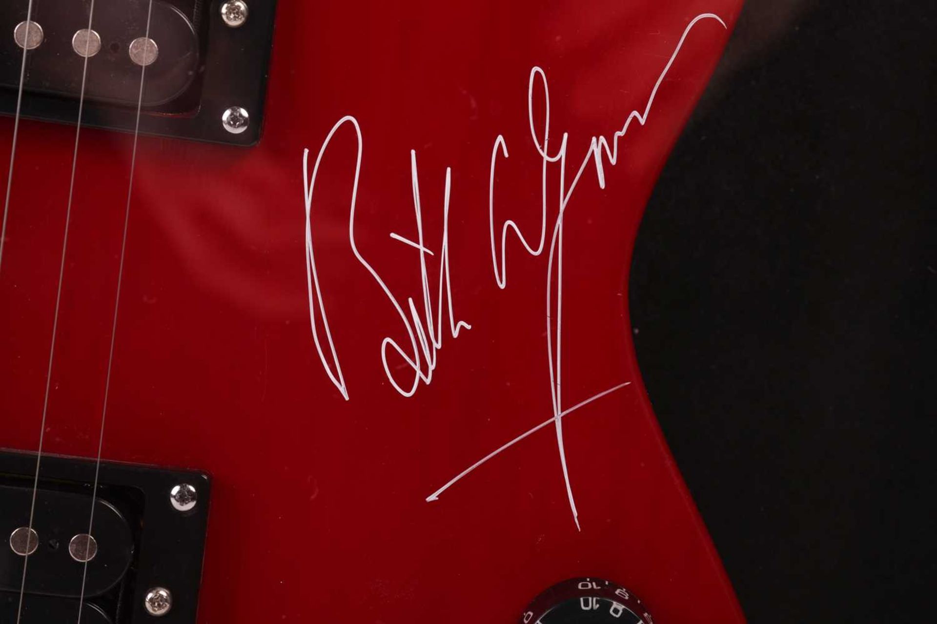 The Rolling Stones: an electric guitar signed by Mick Jagger, Ronnie Wood, Keith Richards, Bill Wyma - Image 3 of 14