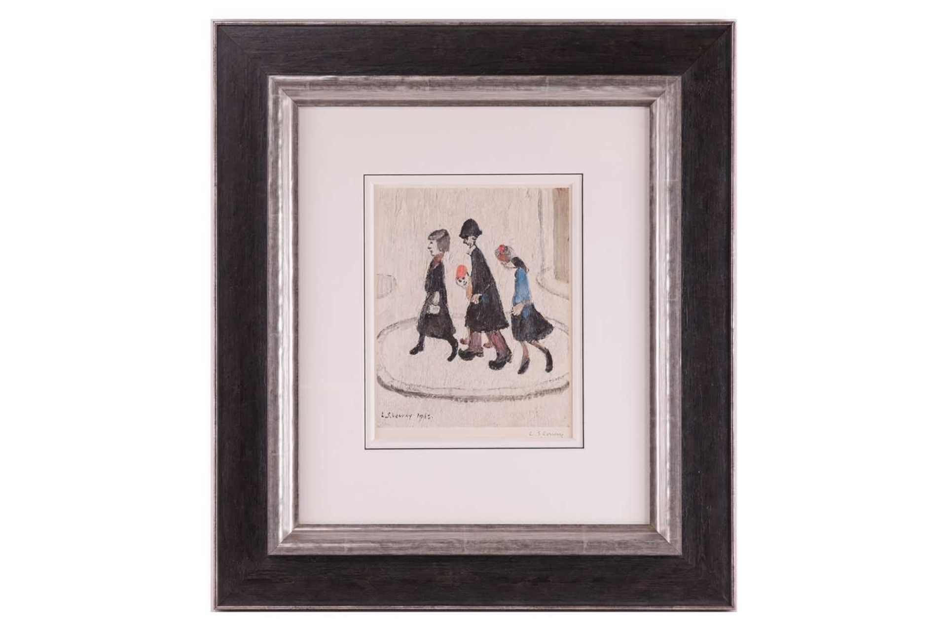 L.S. Lowry (1887 - 1976), The Family, signed in pencil (lower right) and with Fine Art Trade Guild b