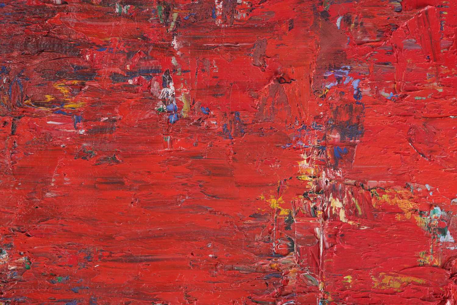 Martyn Brewster (b. 1952), 'Red Painting' (1988), signed 'Martin Brewster' and titled on the reverse - Image 3 of 7