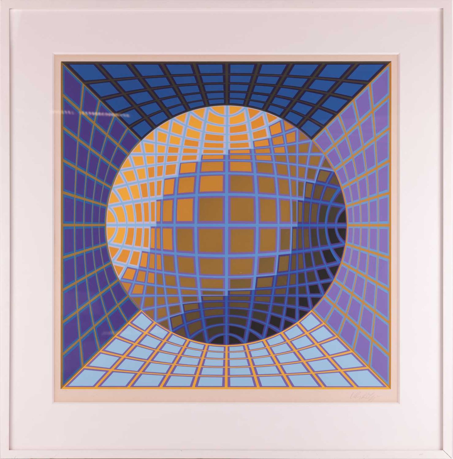 Victor Vasarely (Franco-Hungarian, 1906-1997), Dauve (1979), signed in pencil (lower right) numbered - Bild 2 aus 6