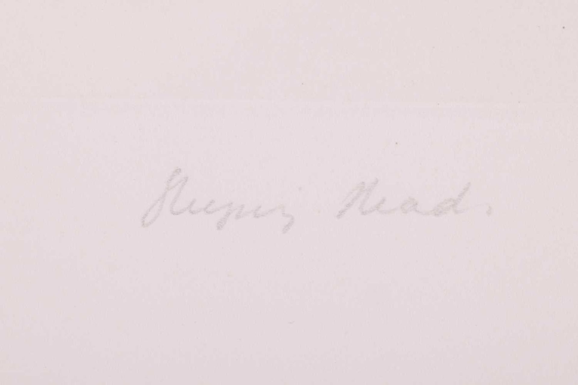 Modern British School, 20th century, 'Sleeping Head', indistinctly signed, and numbered in pencil, A - Image 3 of 8