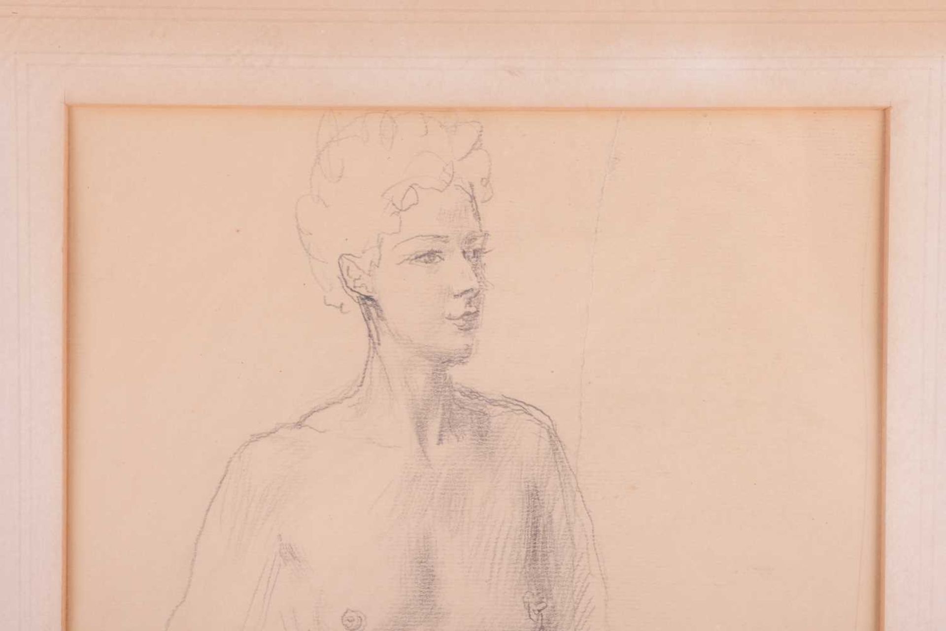 Augustus John (1878 - 1961), Study of a standing female nude, signed 'John' (lower right), pencil on - Image 5 of 13