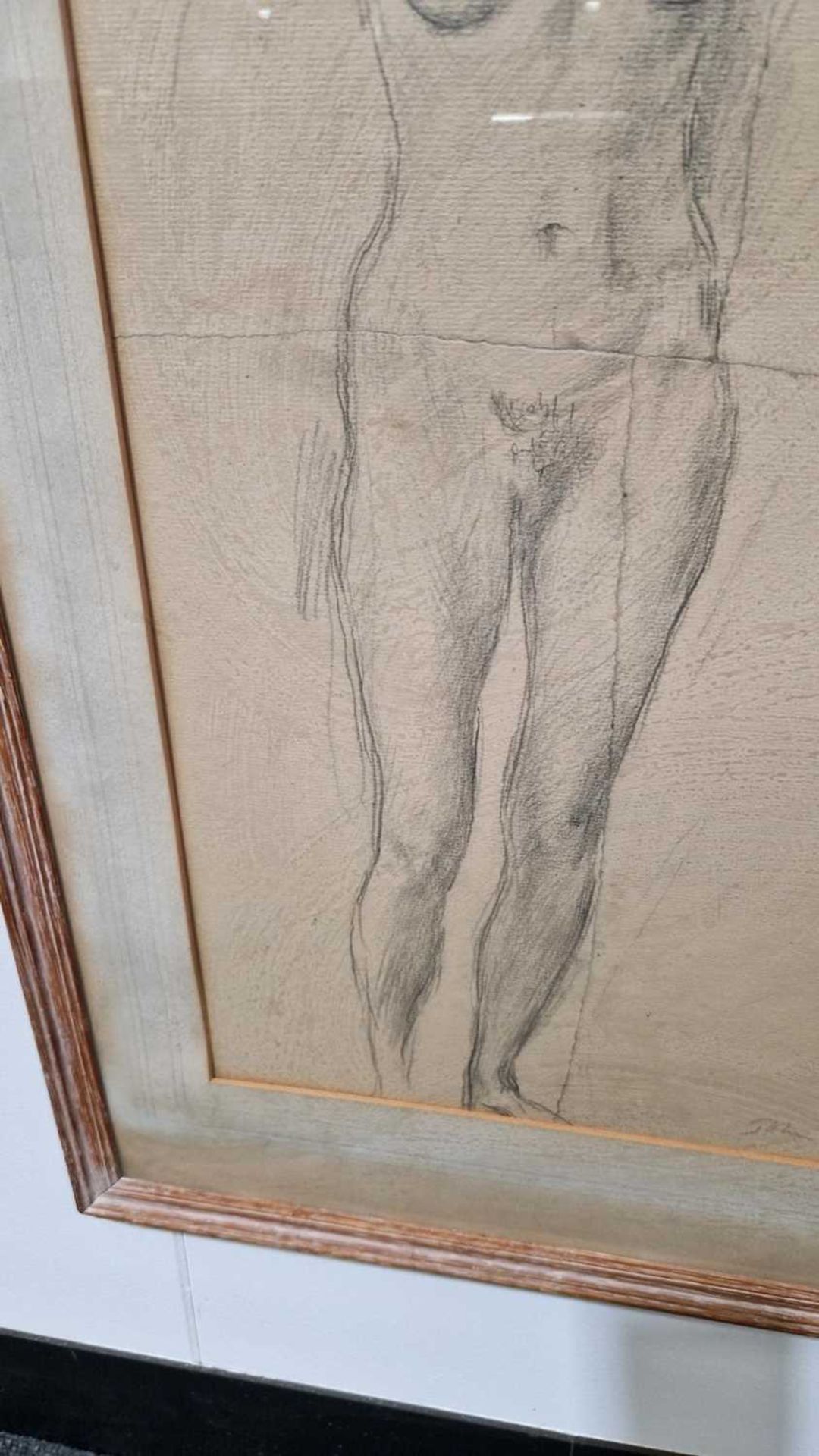 Augustus John (1878 - 1961), Study of a standing female nude, signed 'John' (lower right), pencil on - Bild 11 aus 13