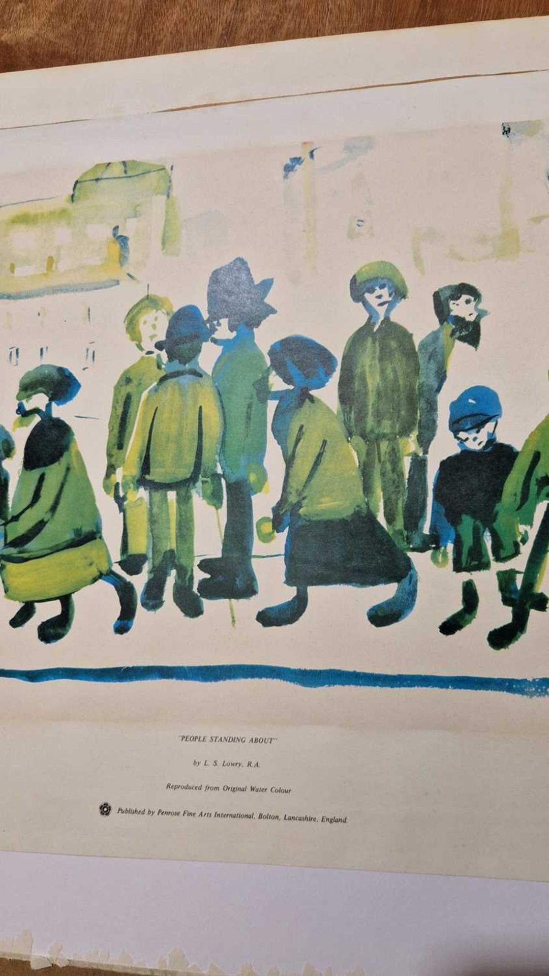 L.S. Lowry (1887 - 1976), People Standing About, signed in pencil (lower right), Fine Art Trade Guil - Image 11 of 13