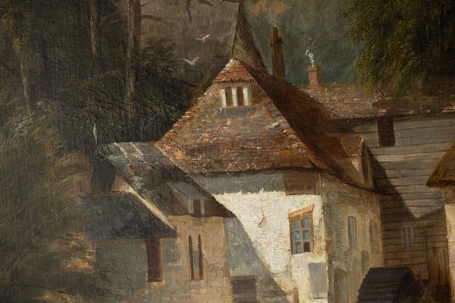 James Baker Pyne (1800-1870), Arundel Mill, signed 'J.B. Pyne' (lower left), oil on canvas, 92.5 x 1 - Image 6 of 25