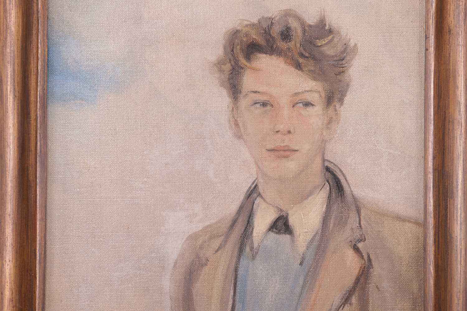 Sir Peter Scott (1909-1989), Portrait of Brian D’Arcy Irvine Esq., signed (lower left), oil on board - Image 5 of 11
