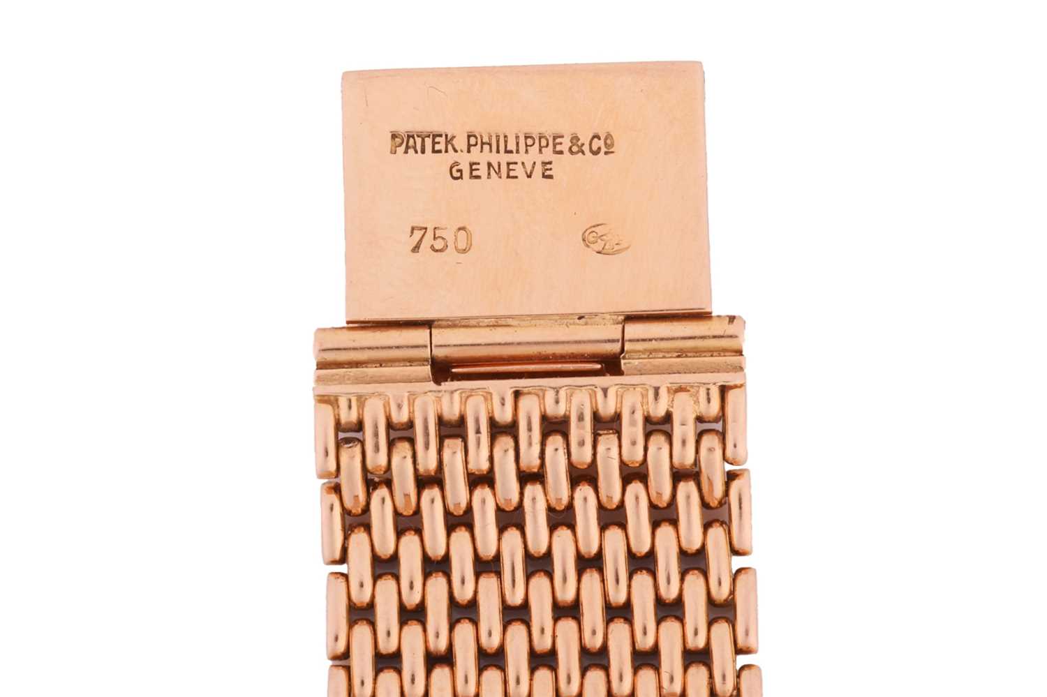 Patek Philippe - An astonishing Patek Philippe diamond set belt style dress watch in 18ct gold from  - Image 8 of 12