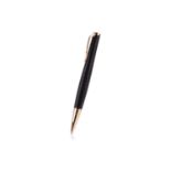 Montblanc - a Virginia Woolf ballpoint pen from the Writer's Edition collection, of wavy design, the