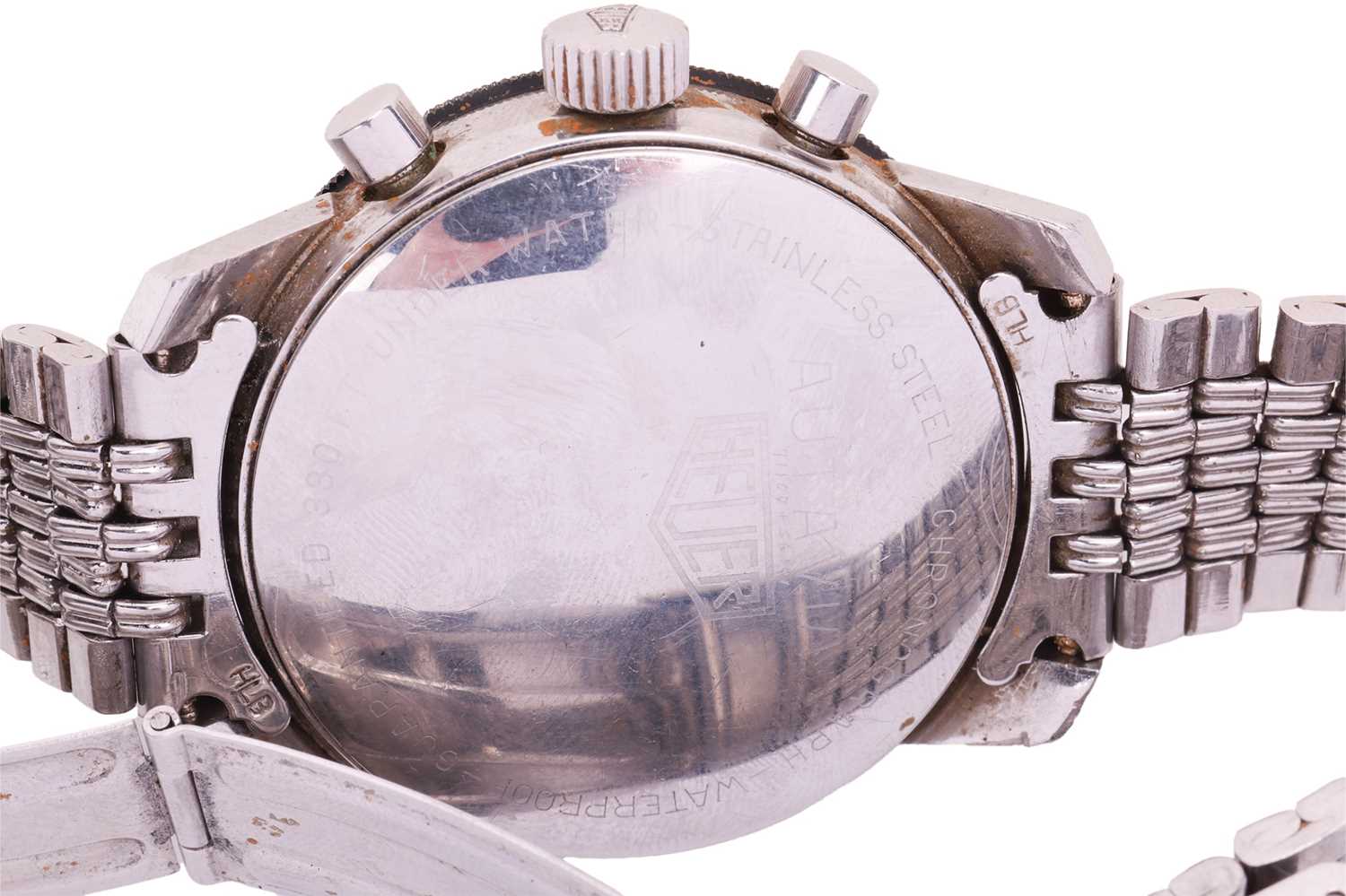 An Heuer Autavia vintage chronohraph Ref 2446 C Model: 2446 C Serial: 130397 Case Material: Steel Ca - Image 5 of 8