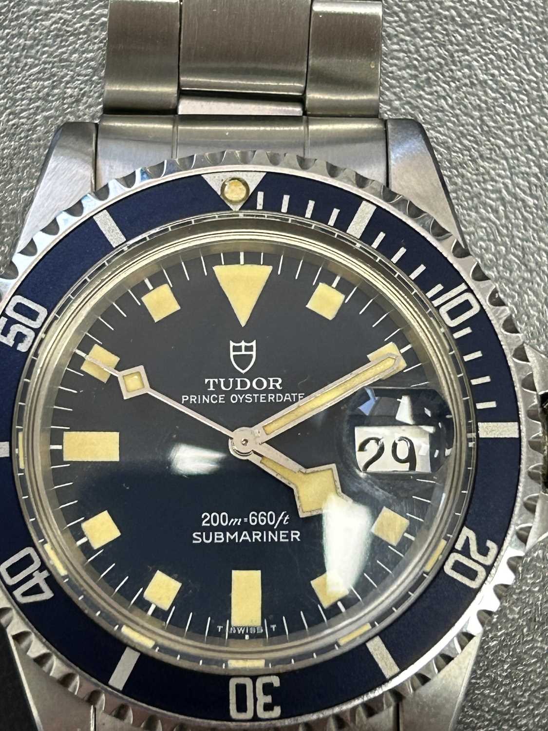 A Tudor Submariner "Snowflake" Prince Oyster Date from 1979 watch. Ref: 9411/0 Model: 9411/0 Serial: - Image 13 of 14