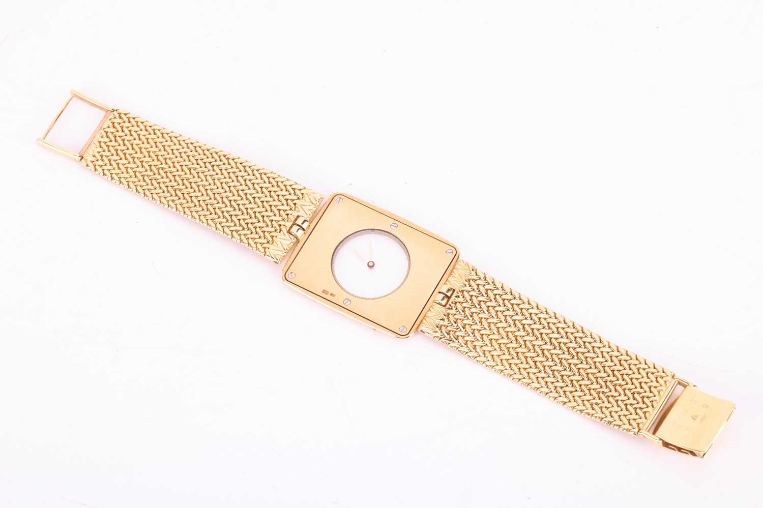 An Omega La Magique "The Phantom" 18ct gold diamond and sapphire set watch, a similar watch was worn - Bild 3 aus 8