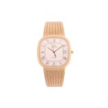 An Omega De Ville quartz gilt dress watch Model: De Ville Serial: 46784051 Year: 1988 Case Material: