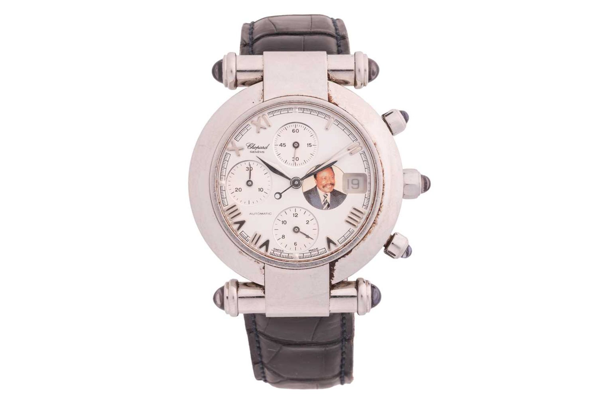 A Chopard Imperial Chronograph wristwatch. Model: 37/8209-33 Serial: 474093 Case Material: Steel Cas