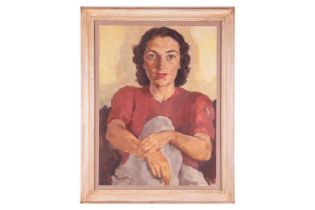 Lotte Laserstein (German/Swedish, 1898 - 1993), Portrait of Charlotte Fisher, signed Lotte