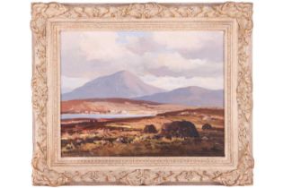 Maurice Canning Wilks (1910 - 1984), Muckish Mountain from Glen, Co. Donegal, signed 'Maurice C.
