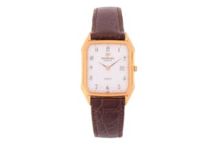 A Raymond Weil 18k Plated Gentleman's Quartz Wristwatch Model: 5315 Case Material: 18k Plated Metal 