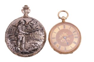 A Camerer Cuss 18ct gold pocket watch pocket and base metal pocket watch (2) The Camerer Cuss open-