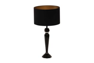 Fendi, a black-cased glass contemporary table lamp, 87 cm high