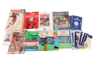 A good collection of football progammes, to include four FA Cup Finals (1957, Aston Villa v