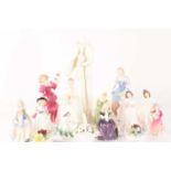 A collection of Royal Doulton 'Pretty Ladies' comprising, Wedding Day, Megan, Pamela, Jennifer, Fair