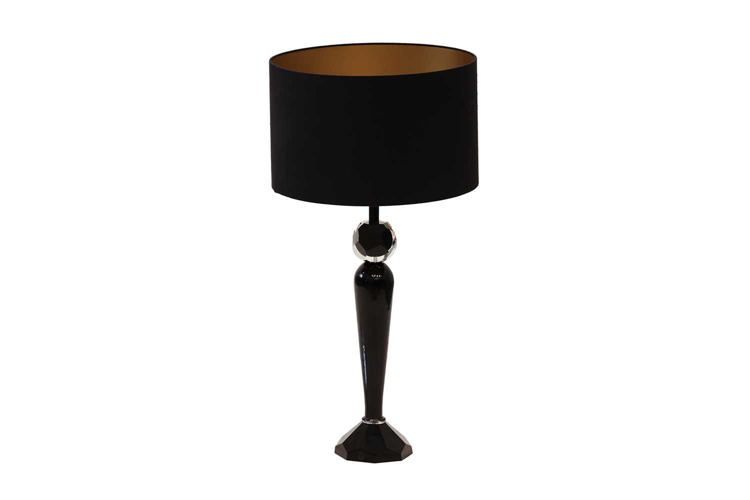 Fendi, a black-cased glass contemporary table lamp, 87 cm highThe lamp has not been tested to be wor