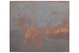 Sean Fairman (contemporary) British, large abstract study on canvas, textured acrylic, 171 cm x 203 