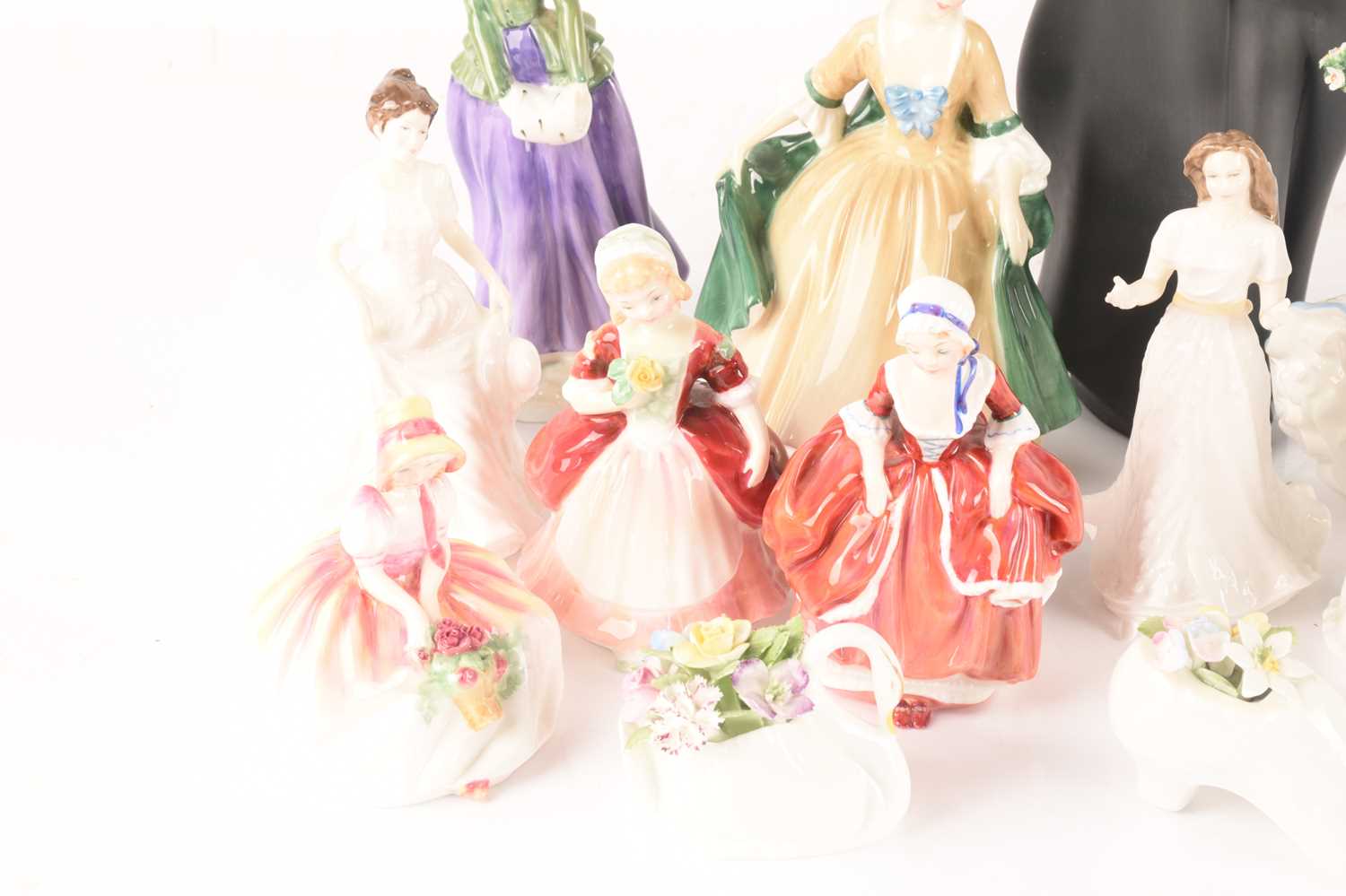 A large collection of Royal Doulton 'Pretty Ladies' comprising Lovers, Elegance, Emily, Valerie, Lav - Image 2 of 32