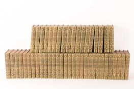 Sir Walter Scott: The Waverly Novels, half calf bound with marble boards, printed for Cadell &amp; C