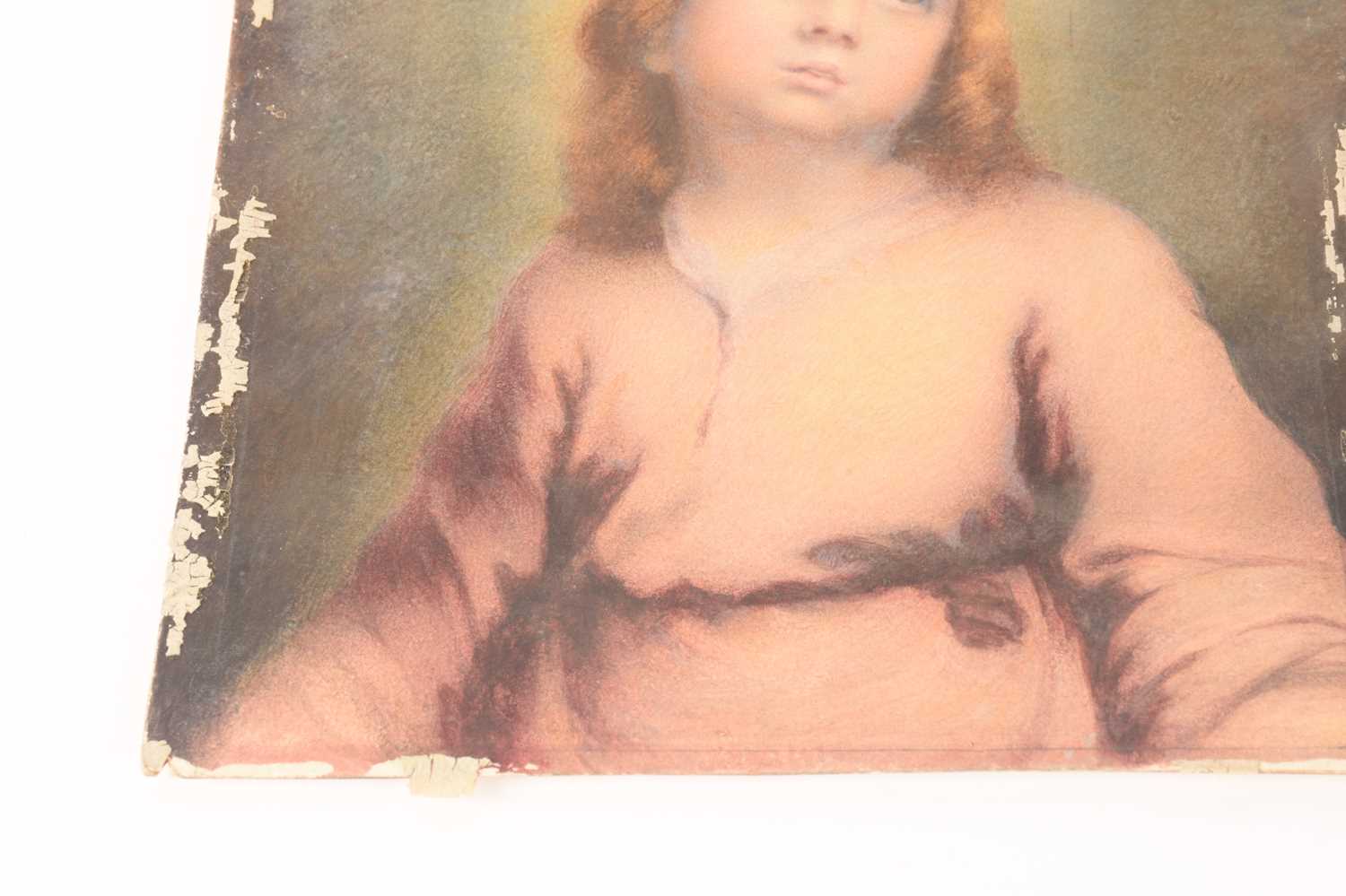 Georgina Ball Hughes (1828-1911), a watercolour study of The Heavenly and Earthly Trinities by Barto - Image 4 of 7