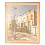 Ints Bulitis (20th century), London Street Scene, signed and dated '72, oil on canvas, 75 x 62 cm, f