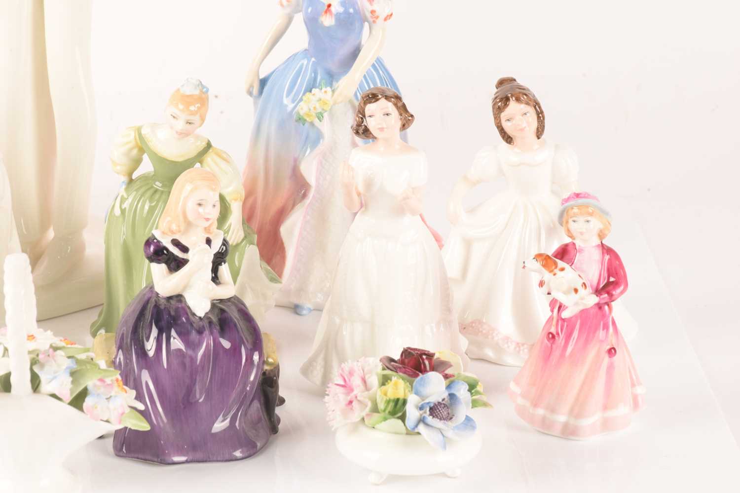 A collection of Royal Doulton 'Pretty Ladies' comprising, Wedding Day, Megan, Pamela, Jennifer, Fair - Image 2 of 30