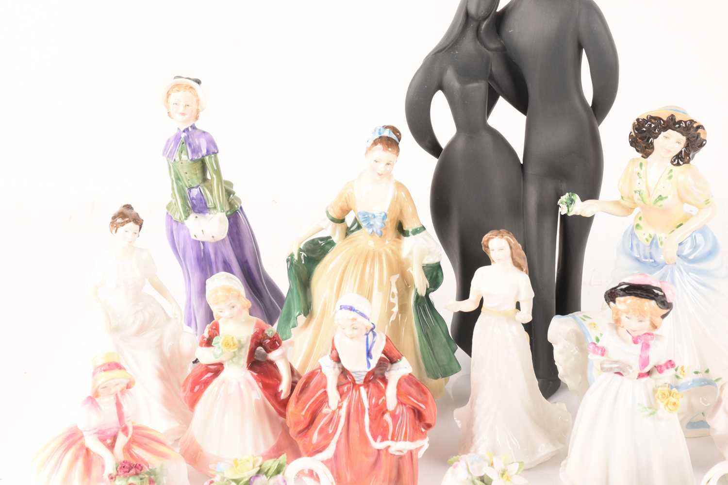 A large collection of Royal Doulton 'Pretty Ladies' comprising Lovers, Elegance, Emily, Valerie, Lav - Image 4 of 32