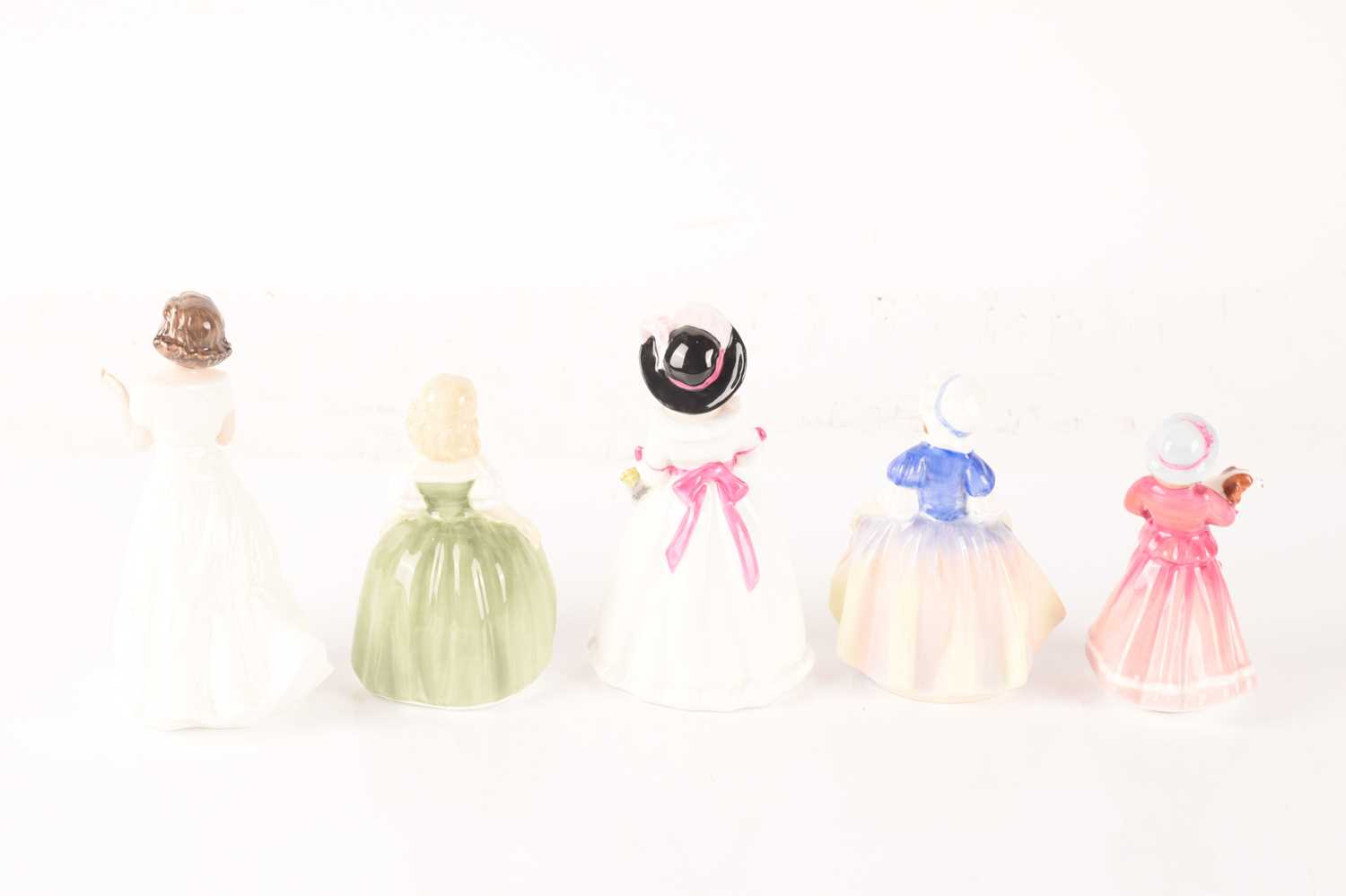 A collection of Royal Doulton 'Pretty Ladies' comprising, Wedding Day, Megan, Pamela, Jennifer, Fair - Image 12 of 30