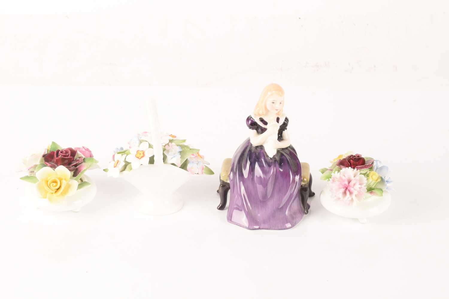 A collection of Royal Doulton 'Pretty Ladies' comprising, Wedding Day, Megan, Pamela, Jennifer, Fair - Image 13 of 30