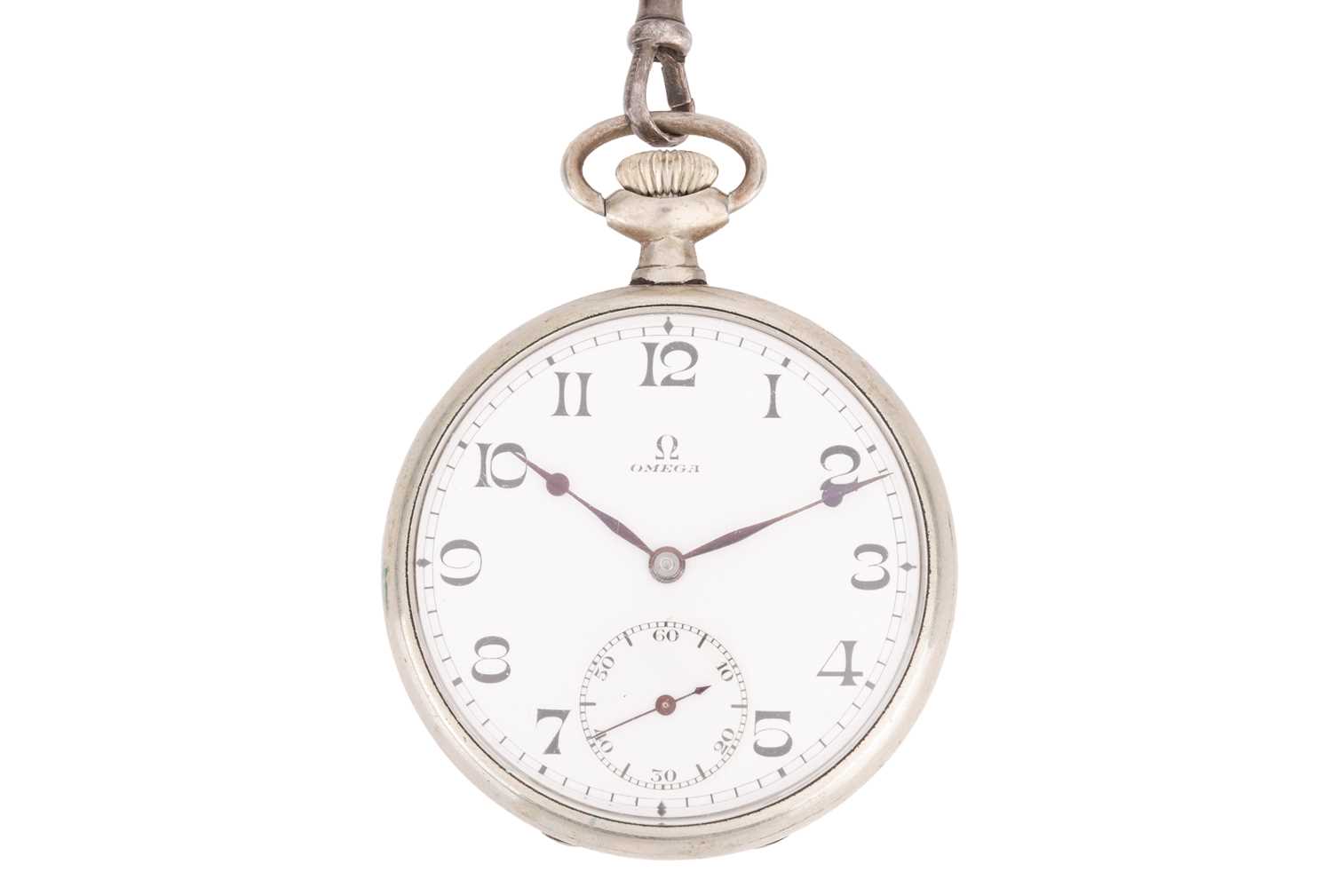 A collection includes an Omega pocket watch, Junghans stopwatch and an Elgin pocket watch. The open- - Image 4 of 8