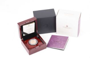 An Elizabeth II proof full sovereign, 2021, encapsulated, cased and boxed with a certificate.