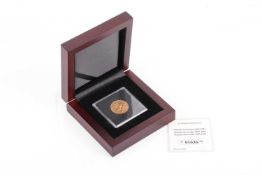 A Queen Victoria full sovereign, 1898, boxed and cased