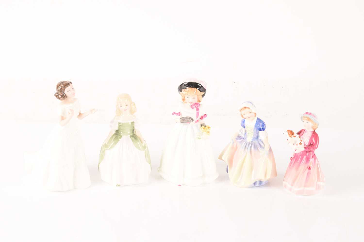 A collection of Royal Doulton 'Pretty Ladies' comprising, Wedding Day, Megan, Pamela, Jennifer, Fair - Image 11 of 37