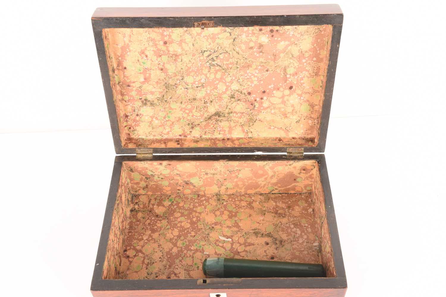 A large collection of wooden boxes comprising a knife box, two tea caddies, a writing box, a box con - Image 14 of 35