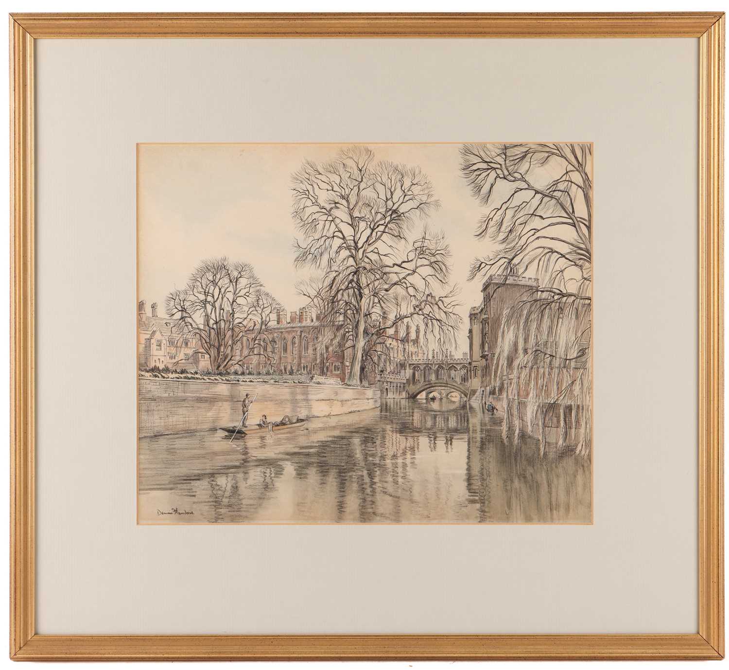 Dennis Flanders (1915-1994), King's College Chapel, Cambridge and The Bridge of Sighs, Cambridge, bo - Image 2 of 9