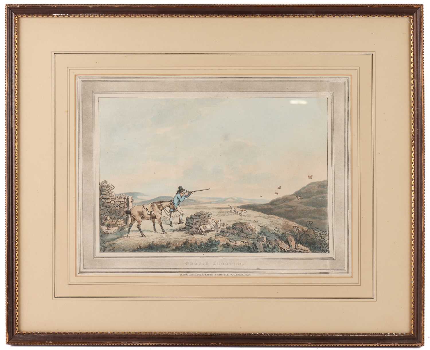 After Samuel Howitt, Set of four shooting prints: 'Woodcock Shooting'; 'Partridge Shooting'; 'Grouse - Image 5 of 9