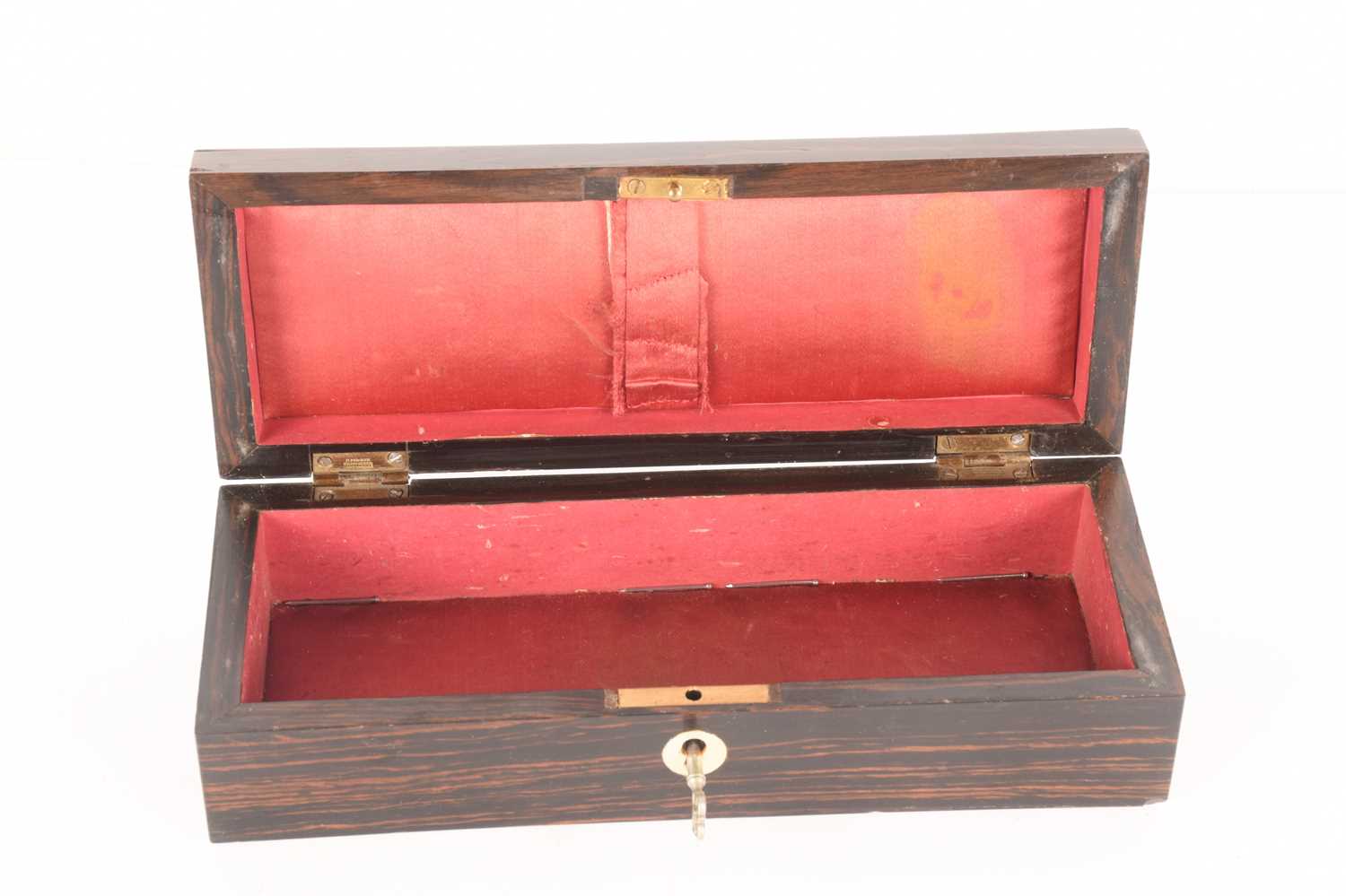 A large collection of wooden boxes comprising a knife box, two tea caddies, a writing box, a box con - Image 22 of 35