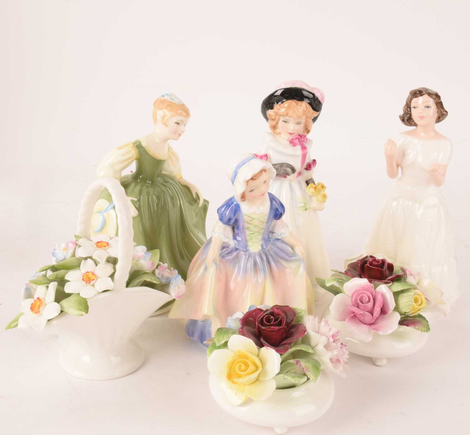 A collection of Royal Doulton 'Pretty Ladies' comprising, Wedding Day, Megan, Pamela, Jennifer, Fair - Image 36 of 37
