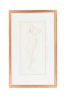 Michael Rizzello (1926-2004), Standing female nude, signed and dated in pencil 'Rizzello '79' (lower