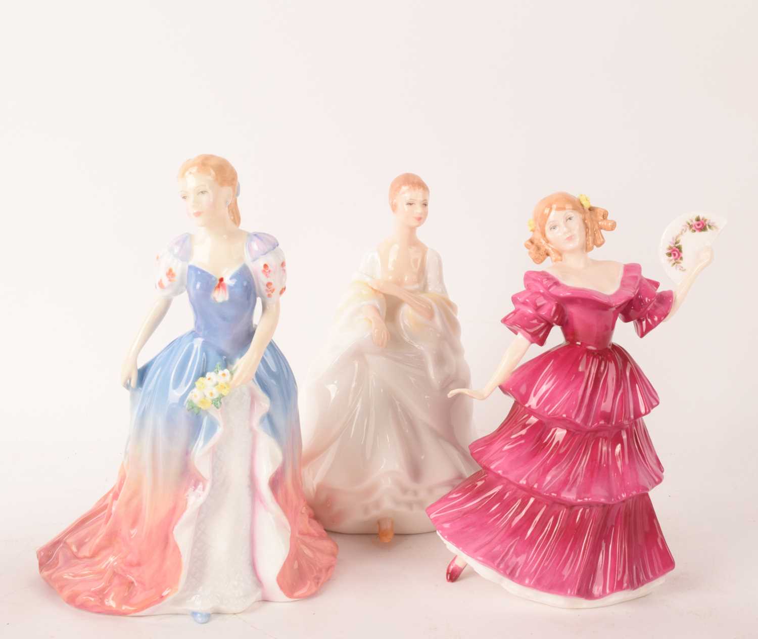A collection of Royal Doulton 'Pretty Ladies' comprising, Wedding Day, Megan, Pamela, Jennifer, Fair - Image 32 of 37
