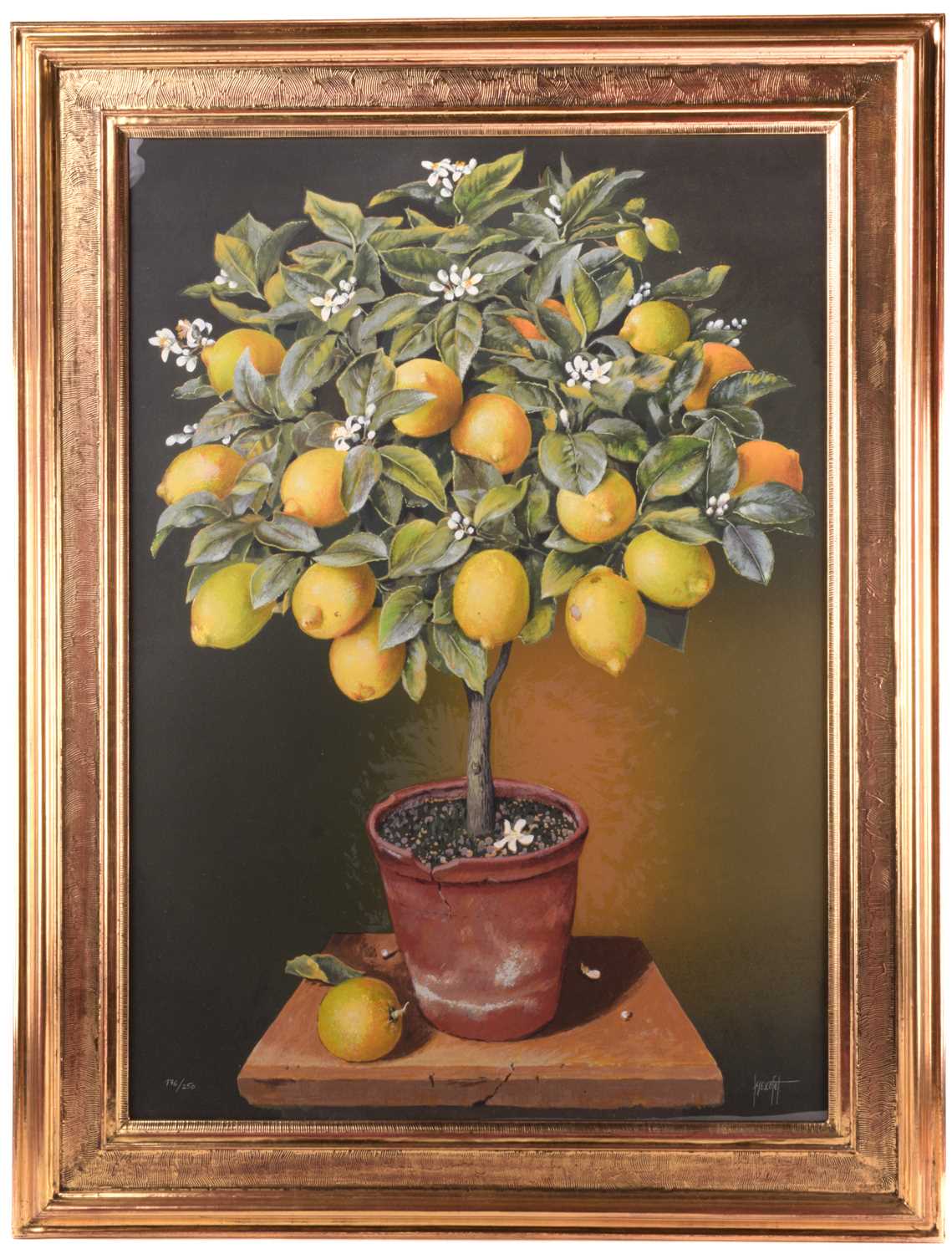 José Escofet (b.1930) Spanish, Lemon and Orange Trees, a pair of limited edition prints, signed and  - Image 2 of 20