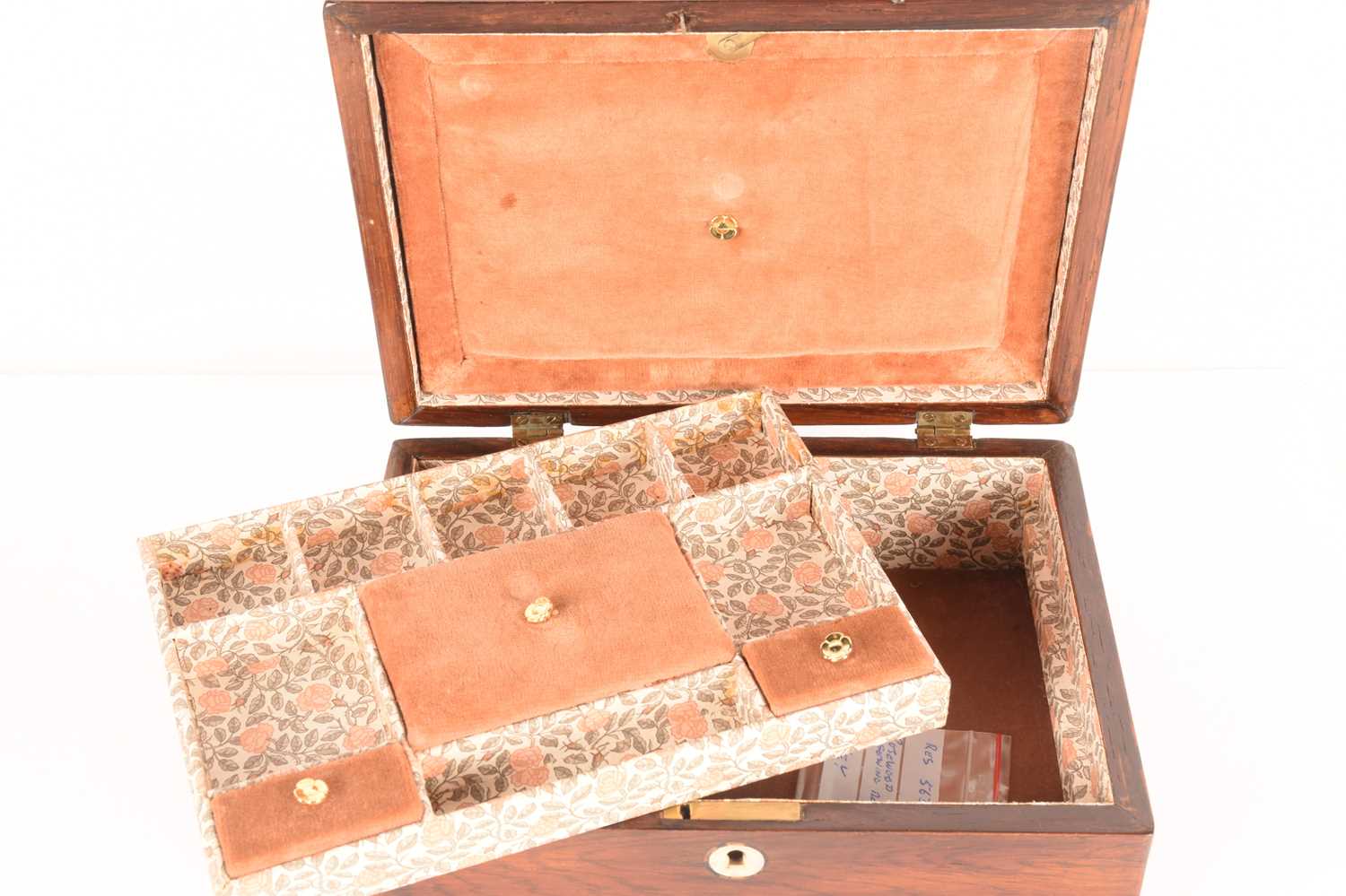 A large collection of wooden boxes comprising a knife box, two tea caddies, a writing box, a box con - Image 10 of 35