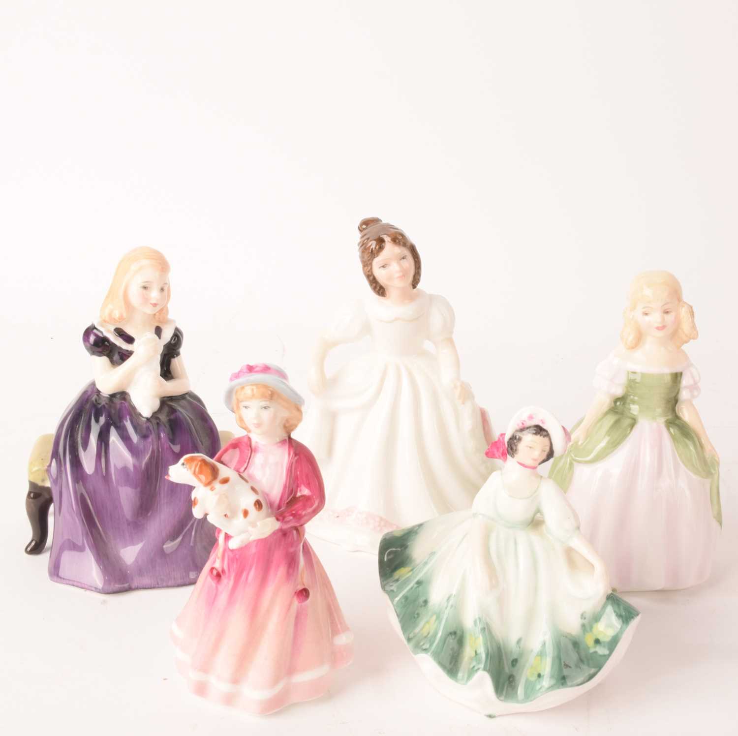 A collection of Royal Doulton 'Pretty Ladies' comprising, Wedding Day, Megan, Pamela, Jennifer, Fair - Image 34 of 37